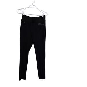 Banana Republic Black Ponte Zip Pocket Leggings XS